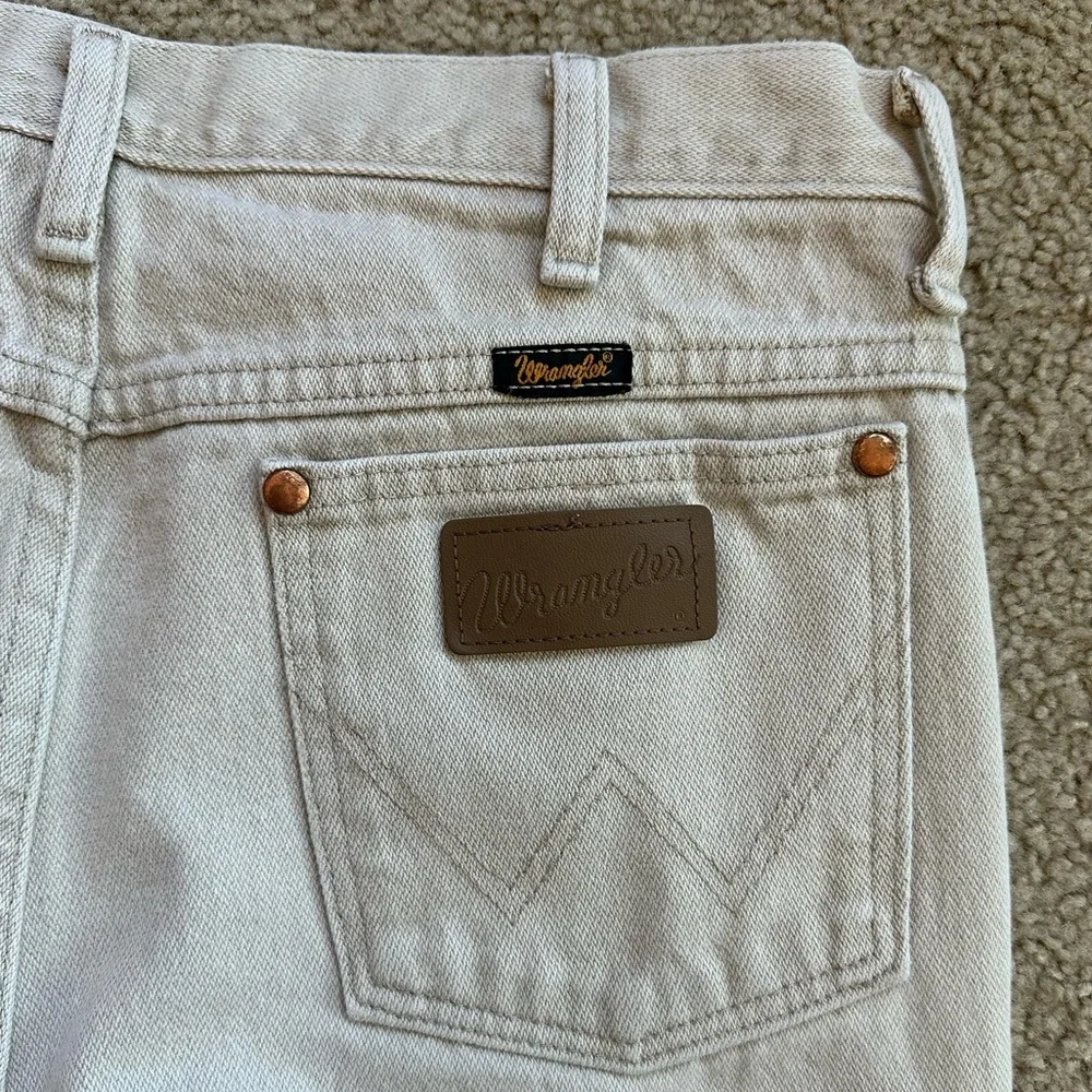Wrangler Men's White Jeans - Picture 4 of 4